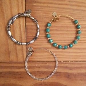 Beaded Alex & Ani bracelets